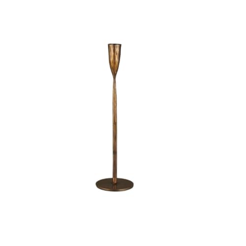 IB Laursen Kerzenhalter für 2,2 cm Kerze Nador, H: 32,5 Ø: 9, Metall, Bronze, dekorativ, für Casual Gatherings von IB Laursen