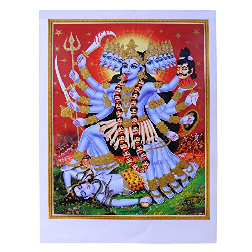 IB Bild Kali MATA 50x70cm Kunstdruck Poster Indien Hinduismus Dekoration Wohnaccessoire von IB