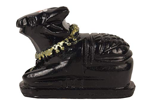 IBA Indianbeautifulart 6.5Cm Herr Nandi Marmorstaub Statue Im Detail Idol Fur Armaturenbrett Im Auto Haupt Dekor Geschenk Gemeißelt von IBA Indianbeautifulart