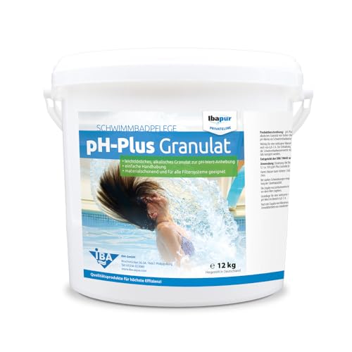 IBA 12 kg pH-Plus Granulat pH Heber pH Korrektur Soda Pool DIN19643 von IBA