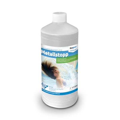 IBA 1 l Metallstopp Metallionenbinder Eisenbinder Eisen-Ex Brunnenwasser Pool von IBA