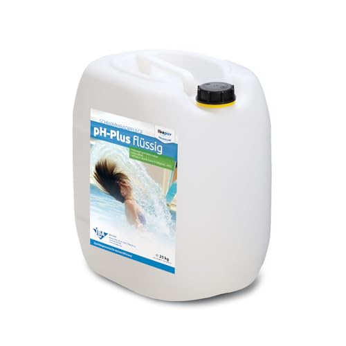 IBA 25 kg pH-Plus flüssig pH-Heber pH Plus pH-Wert anheben Pool DIN19643 von IBA