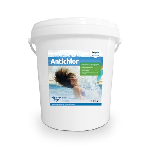 IBA 5 kg Antichlor Chlorvernichter Chlor-Ex Neutralisator Pool Schwimmbecken von IBA