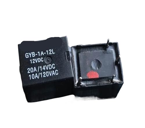 1 STÜCK DEN GYB-1A-12L; GYB-1A-12D (T78A-12V-20A) Relais 4-polig(GYB-1A-12D) von IBADFPLG