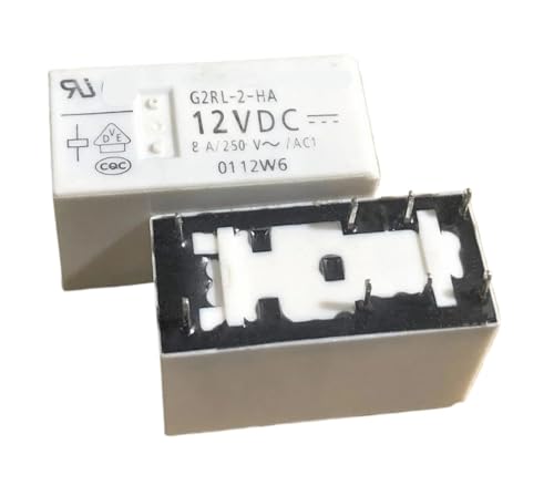 1 STÜCK G2RL-2-HA 12VDC (115F-2C-12V-8A) Relais 8-polig von IBADFPLG