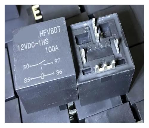 1 STÜCK HFV8D 12VDC-1HS; HFV8DT 12VDC-1HS; (V7-1A-P-12V-80A/100A) Relais 4-polig(HFV8D 12VDC-1HS 100A) von IBADFPLG