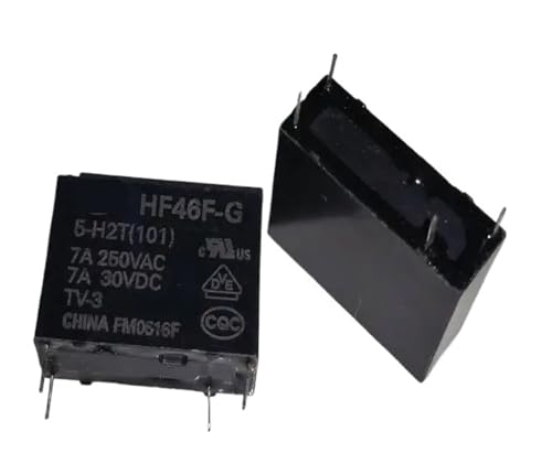 1 Stück HF46F 12-H2T (101); HF46F-G 5-H2T(101)/5-HS2/12-H2T (46F-2-5V/12V-5A/7A) Relais 4-polig(HF46F-G 5-H2T(101)) von IBADFPLG