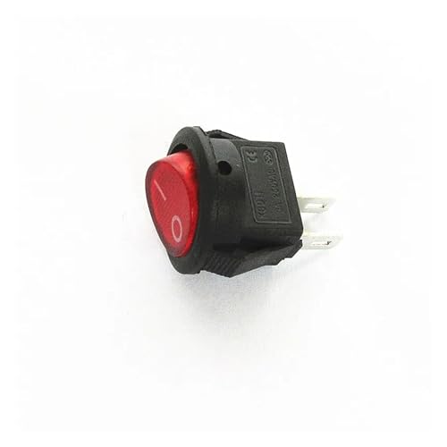 1PCS 3A KCD11-2PIN kreisförmiger Wippschalter transparente rote Abdeckung ohne Lichtöffnung 15mm 2-poliger Ein-/Ausschalter in Bootsform 1PCS 3A KCD11-2PIN kreisförmiger Wippschalter transparente rote Abdeckung ohne Lichtöffnung 15mm 2-poliger Ein-/Ausschalter in Bootsform von IBADFPLG
