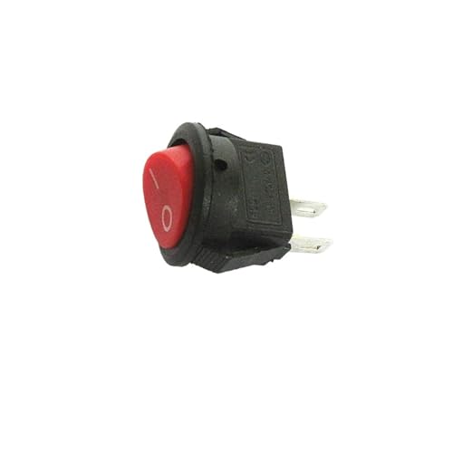 1PCS KCD11-2PIN rot rocker schalter 125V-250V 6A-3A öffnung 15mm boot-förmigen kleinen netzschalter von IBADFPLG