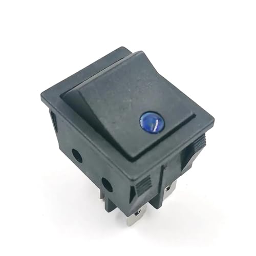 1PCS KCD4 rocker schalter 250V 30A vierbeinigen cat-eye boot taste schalter AUF/OFF 4-pin wasserpumpe laufband netzteil komponente(4Pins Blue-1PC) von IBADFPLG