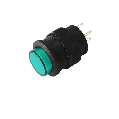 1PCS R16-503BD Entriegelter grün beleuchteter Druckschalter 4-poliger kleiner Schalter 2PCS 1PCS R16-503BD Entriegelter grün beleuchteter Druckschalter 4-poliger kleiner Schalter 2PCS von IBADFPLG