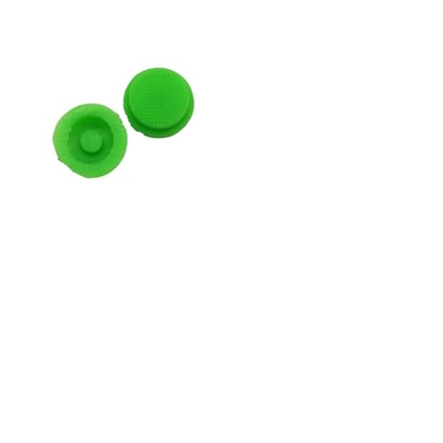 2er-Pack C8 Taschenlampen-Schalterkappe, wasserdichtes Gummipolster, Knopfkappe, Lampe, 17,6 mm, Zubehör for Taschenlampen-Schalterkappe(Green 17.8mm x2pcs) von IBADFPLG