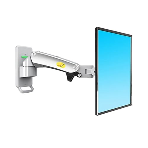 IBADFPLG 17-27 Zoll Gasfeder Full Motion TV Wand-LCD-LED-Monitorhalterung Aluminiumarmhalterung F120(Silver Grey) von IBADFPLG