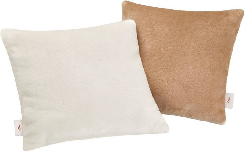 s.Oliver Dekokissen double soft Kissen s.Oliver, Kissenhüllen ohne Füllung, 2 Stück, mit samtig weicher Oberfläche s.Oliver Dekokissen double soft Kissen s.Oliver, Kissenhüllen ohne Füllung, 2 Stück, mit samtig weicher Oberfläche von s.Oliver