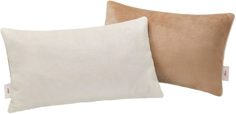 s.Oliver Dekokissen double soft Kissen s.Oliver, Kissenhüllen ohne Füllung, 2 Stück, mit samtig weicher Oberfläche s.Oliver Dekokissen double soft Kissen s.Oliver, Kissenhüllen ohne Füllung, 2 Stück, mit samtig weicher Oberfläche von s.Oliver