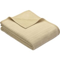 IBENA Kniedecke »Fano«, BxL: 100 x 150 cm, Baumwolle/Synthetikfaser (PES) - beige von IBENA