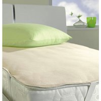 IBENA Matratzenschutz »IBENA VITA PURE«, Baumwolle, rohweiß - beige von IBENA