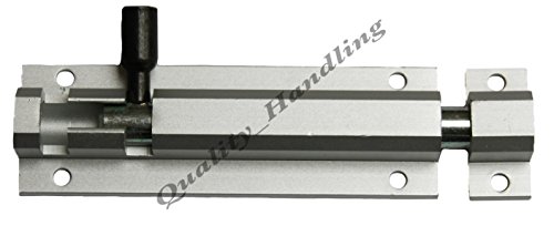 Riegel aus Aluminium Typ enge Art. 26 ibfmin Aluminium eloxiert silber (A) – Weiß lackiert (B)/Schwarz (N) erhältlich in den Größen 50 – 80 – 100 von IBFM