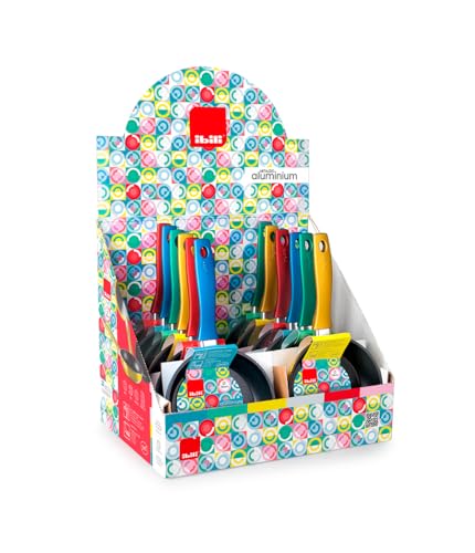 IBILI 404000 Minialu-Pfanne, 14 cm, verschiedene Farben, Holz von IBILI