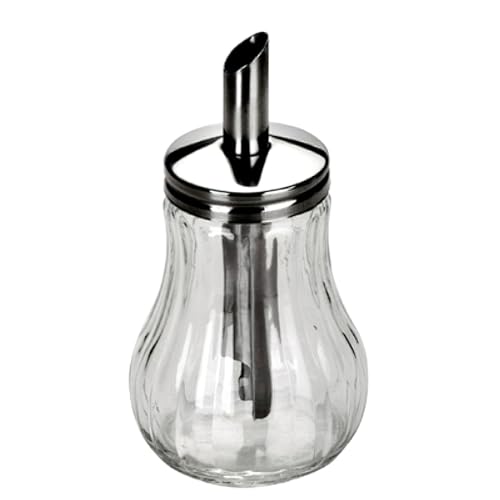 Ibili 6 Stück Zucker Spender Set, 0,25 l, transparent/Silber, 12-teilig von IBILI