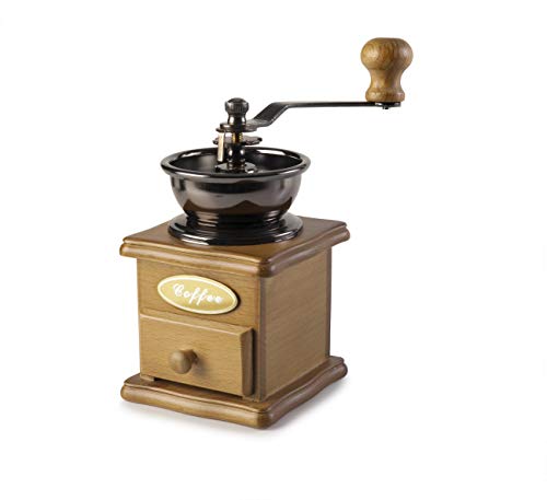 IBILI - Kaffeemühle, einstellbar, Holz und Stahl, Hellbraun, Retro, Marrón Claro von IBILI