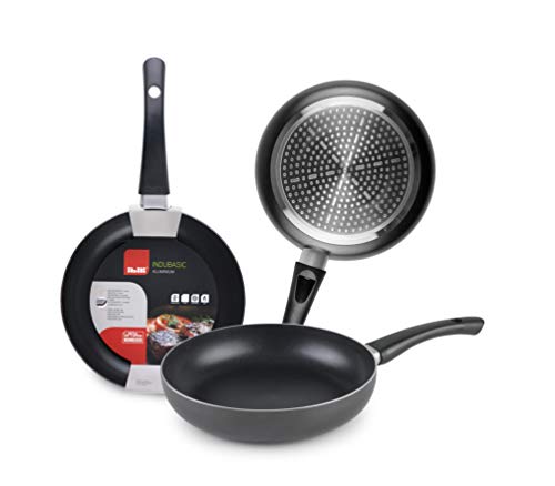 IBILI - Pfanne Indubasic, 22 cm, Aluminium, Anti-Haft, geeignet für Induktion von IBILI