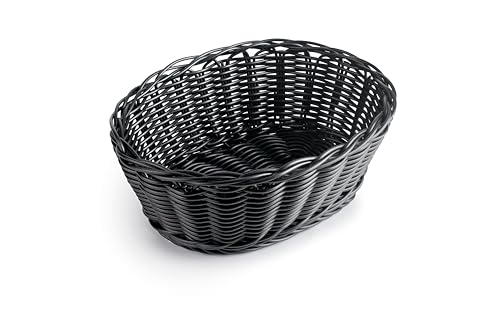 IBILI Brotkasten aus Polyratan, schwarzer Schaft, oval, 18 x 13 x 7 cm IBILI Brotkasten aus Polyratan, schwarzer Schaft, oval, 18 x 13 x 7 cm von IBILI