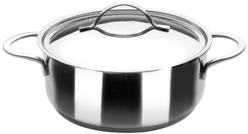 IBILI CACEROLA Con TAPA INOX NOAH 32 cm, Stainless Steel, Silber, 2-Einheiten von IBILI