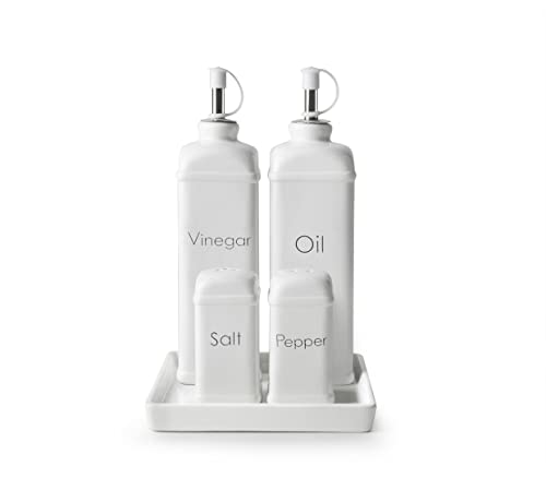 IBILI IBILI-715310-Set für Öl/Essig und Salz/Pfeffer, Vintage, Keramik IBILI IBILI-715310-Set für Öl/Essig und Salz/Pfeffer, Vintage, Keramik von IBILI
