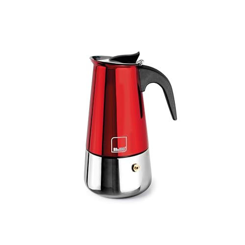 IBILI Moca Rosso Espressomaschine, 10 Tassen, 460 ml, Edelstahl, induktionsgeeignet IBILI Moca Rosso Espressomaschine, 10 Tassen, 460 ml, Edelstahl, induktionsgeeignet von IBILI