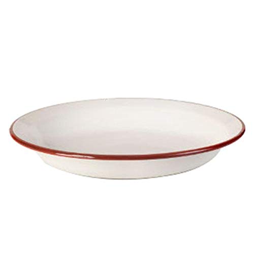 IBILI Plato Hondo Bordeaux 32 cm, Stainless Steel, weiß/rot, 32 Centimeters cm von IBILI