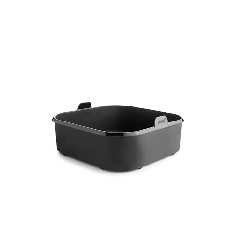 IBILI Quadratischer Behälter für Luftfritteuse, 20 x 20 x 7 cm, aus 100% Platin-Silikon von IBILI