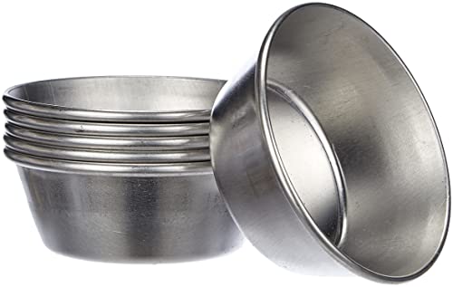 IBILI Set 6 MOLDES Pastel DE NATA Portugues, Stainless Steel, Silber, 17 x 8 x 4 cm, 6 IBILI Set 6 MOLDES Pastel DE NATA Portugues, Stainless Steel, Silber, 17 x 8 x 4 cm, 6 von IBILI