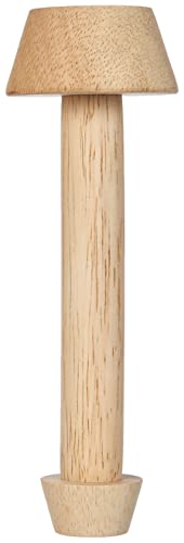 Ibili Törtchen-Stößel Moka 21 cm aus Holz, braun, 21 x 6.8 x 6.8 cm von IBILI