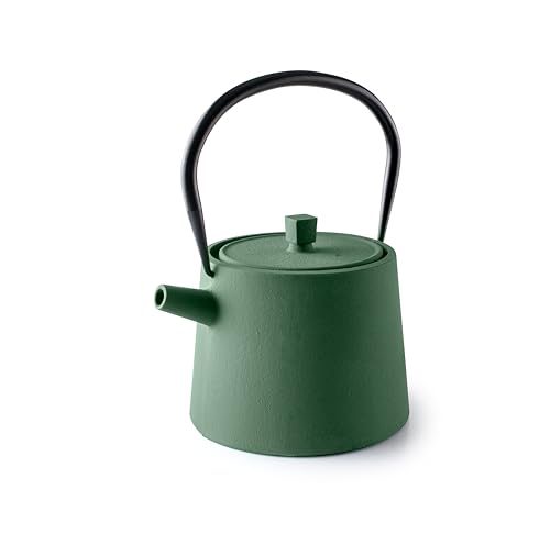 IBILI Yame Gusseisen-Teekanne, 1,2 l, innen emailliert, geeignet für Induktion von IBILI