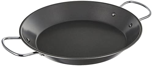 Ibili 501028 Gandia – Paellapfanne aus Stahl, Schwarz, schwarz, 28 x 40 x 4 cm Ibili 501028 Gandia – Paellapfanne aus Stahl, Schwarz, schwarz, 28 x 40 x 4 cm von IBILI
