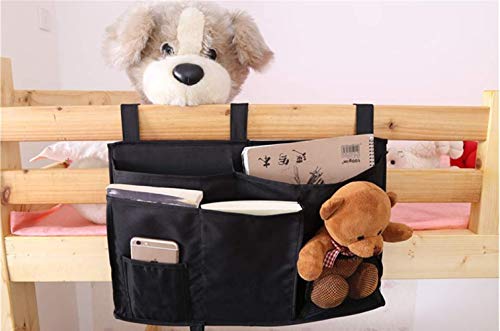 IBLUELOVER Betttasche Hochbett Hängen Aufbewahrungstasche Klettverschluss Bettaufhänger Oxford Hängeaufbewahrung Kinderzimmer Hanging Organizer Kinderwagen Hängen Tasche Multifunktional Bettablage von IBLUELOVER