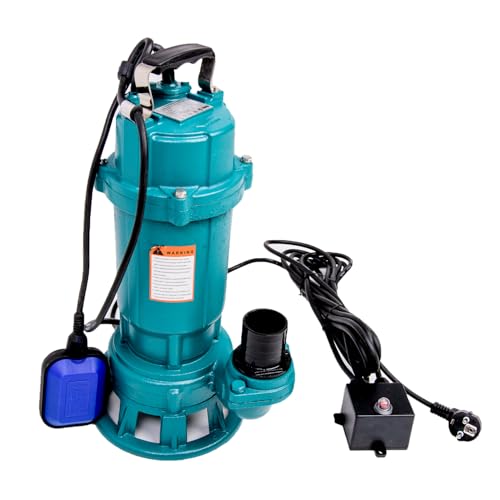 Fäkalienpumpe mit Schneidmesser 1500 W 230V mit Schwimmerschalter und mit/ohne 20 oder 30 Meter Feuerwehrschlauch Storz C Kupllung (nur Pumpe) von IBO