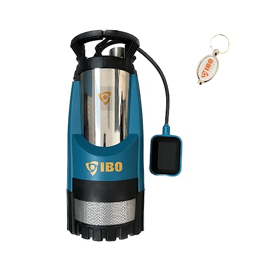 IBO Tauchpumpe Multi IP 1200W INOX 6300l/h Wasserpumpe Edelshtahl Bewässerung von IBO