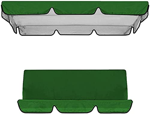 IBOWZ Ersatzdach für Hollywoodschaukel Sitz/Dach-Ersatz für Garten-Überdachungsschaukel 2/3-Sitzer, Ersatz-Set für Überdachungs-Stuhlabdeckung, wasserdichter, UV-beständiger 210T-Silber-beschichte IBOWZ Ersatzdach für Hollywoodschaukel Sitz/Dach-Ersatz für Garten-Überdachungsschaukel 2/3-Sitzer, Ersatz-Set für Überdachungs-Stuhlabdeckung, wasserdichter, UV-beständiger 210T-Silber-beschichte von IBOWZ