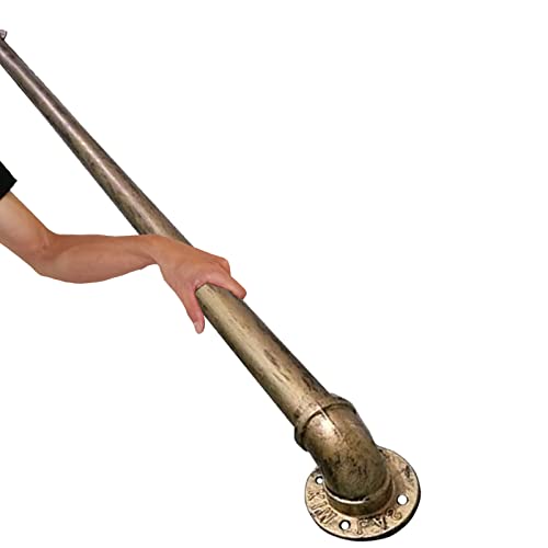 IBOWZ Handlauf Geländer Treppengeländer 1ft-20ft rutschfeste Handläufe für Treppen，Sicherheitshandlaufstütze,Antik-Gold-Bronze-Badezimmer-Dusche-Haltegriff，Handicap Senioren unterstützen Treppens von IBOWZ