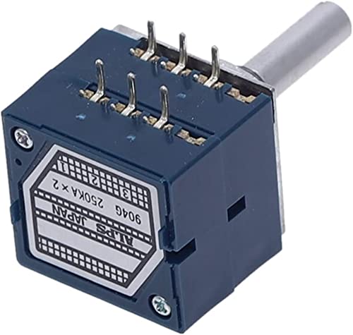 IBOWZ Rotary Encoder, ALPS RK27 Dual 10-500KAX2 Schlitz Japan (250K) von IBOWZ