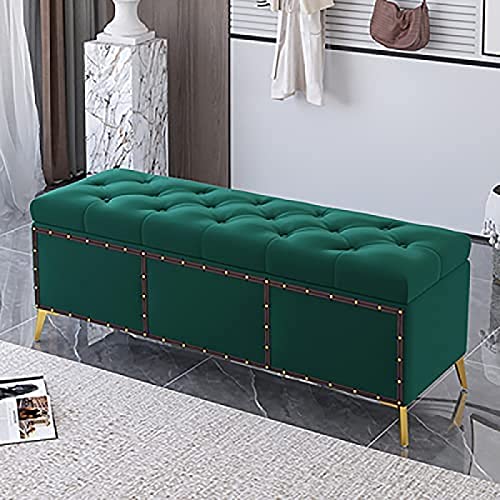 IBOWZ Sitzhocker mit Stauraum, Ottomane mit Samtaufbewahrung, Premium-Aufbewahrungsbank, Schlafzimmersitz, bequemer gepolsterter Sitz mit Organisation IBOWZ Sitzhocker mit Stauraum, Ottomane mit Samtaufbewahrung, Premium-Aufbewahrungsbank, Schlafzimmersitz, bequemer gepolsterter Sitz mit Organisation von IBOWZ