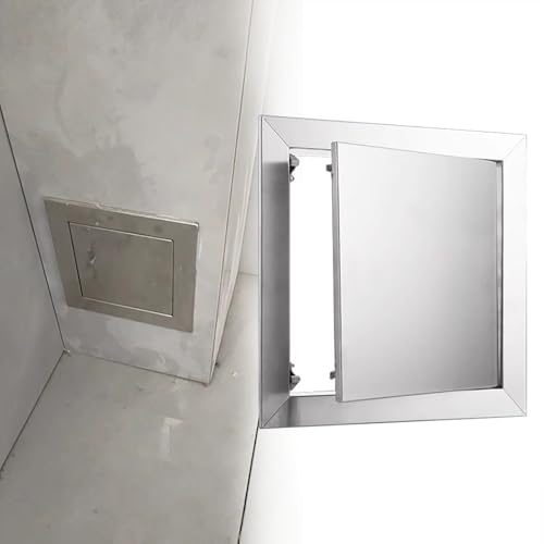 IBOWZ Zugangsklappe, Grillzugangstür Edelstahl-Touch-Latch Einzelschranktür Sanitär-Service-Eingangsabdeckung Metall-Inspektionsdachboden-Fallklappe IBOWZ Zugangsklappe, Grillzugangstür Edelstahl-Touch-Latch Einzelschranktür Sanitär-Service-Eingangsabdeckung Metall-Inspektionsdachboden-Fallklappe von IBOWZ