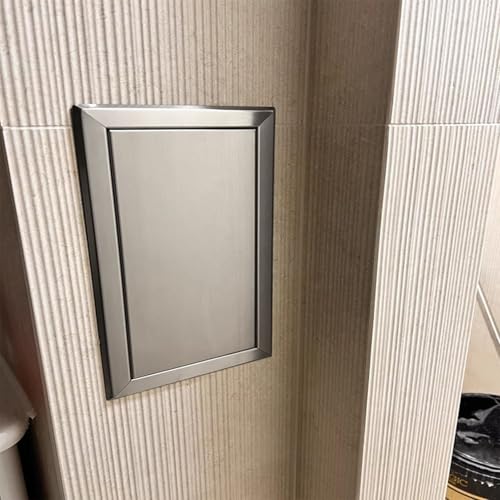 Zugangsklappe, Edelstahl-Grill-Zugangstür für den Innen- und Außenbereich. Inspektionsluke für Außenküchen. Sanitärinstallation. Serviceschacht anpassen. Wandlochabdeckung. Zugangsklappe, Edelstahl-Grill-Zugangstür für den Innen- und Außenbereich. Inspektionsluke für Außenküchen. Sanitärinstallation. Serviceschacht anpassen. Wandlochabdeckung. von IBOWZ