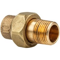 Ibp Bänninger - Rotguss-Lötfitting Rohrverschraubung 22 mm x 1 Zoll ag - Typ 4341G, dvgw von IBP BÄNNINGER
