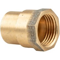 Rotguss-Lötfitting Übergangsmuffe 15 mm x 3/4 Zoll IG - Typ 4270G, DVGW Rotguss-Lötfitting Übergangsmuffe 15 mm x 3/4 Zoll IG - Typ 4270G, DVGW von IBP BÄNNINGER