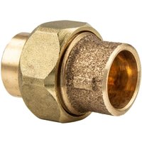 Rotguss-Lötfitting Verschraubung flachdichtend 35 mm - Typ 4330, DVGW Rotguss-Lötfitting Verschraubung flachdichtend 35 mm - Typ 4330, DVGW von IBP BÄNNINGER