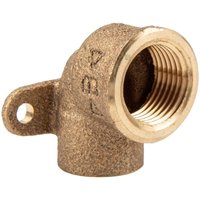 Rotguss-Lötfitting Wandscheibe 15 mm x 1/2 Zoll ig - Typ 4471G, dvgw von IBP BÄNNINGER