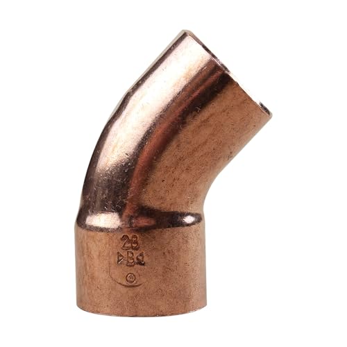 IBP Bänninger - Verbindungsstück Kupfer zum Löten – Kupferbogen zum Löten MF 45° – Ø 28 mm IBP Bänninger - Verbindungsstück Kupfer zum Löten – Kupferbogen zum Löten MF 45° – Ø 28 mm von IBP Bänninger